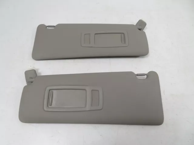 BMW 328i F30 sunvisor pair, sun visor grey gray 7322292 7322291