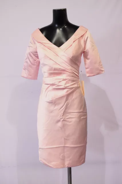 Lan Ting Bride Women's Ruched Body Mother Of The Bride Dress MP7 Pink Size 6 NWT