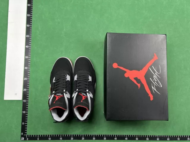 Air Jordan 4 Retro Sneakers per Uomo - Dark Grey/Infrared 23-Black, EU 42,5 2