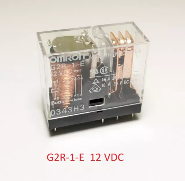 20 St. G2R-1-E-12V G2R-1-E-12VDC G2R-1-E DC12V/16A 250V 8 Relaisstifte 12 V 8pin