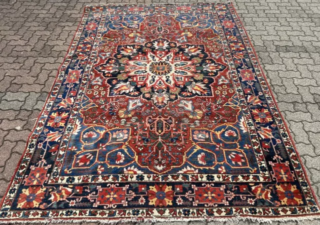 Antiker Bachtiar Perserteppich 300x215cm Handgeknüpft Rug Carpet Bachtyar