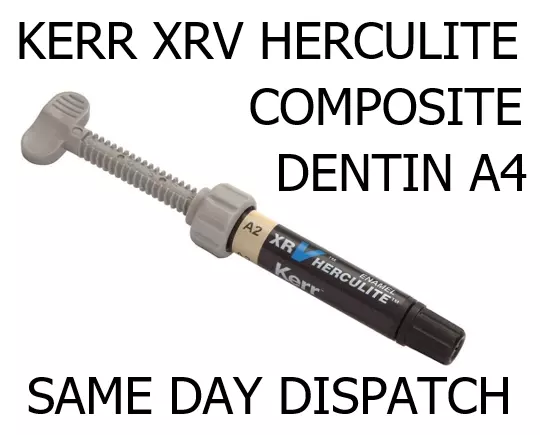 Kerr Xrv Herculite Composite Shade: Dentine A4 5G Syringe Light Curing Material