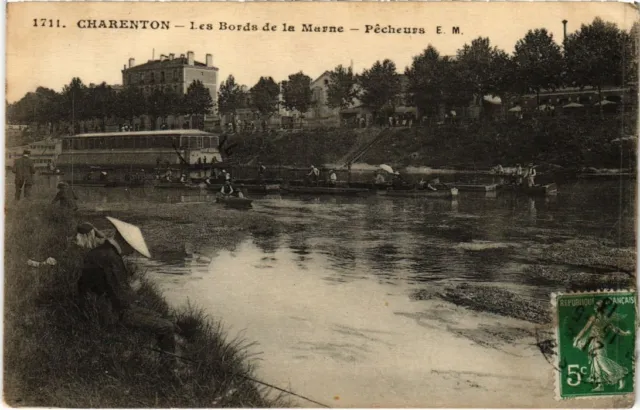 CPA AK Charenton Les Bords de la Marne, Pecheurs FRANCE (1282212)