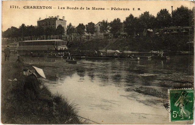 CPA AK Charenton Les Bords de la Marne, Pecheurs FRANCE (1282212)