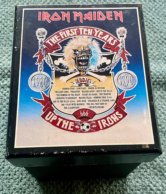 IRON MAIDEN - The First Ten Years - 10 Cd Box Set 1990 Emi £363.53