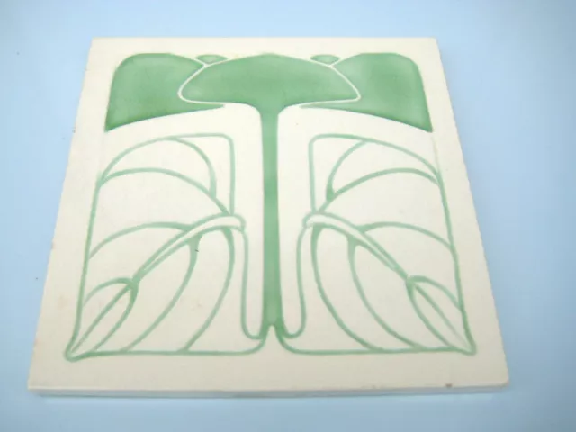 wunderschöne seltene Jugendstil Fliese  Art Nouveau Tile Tegel Carreau Kachel