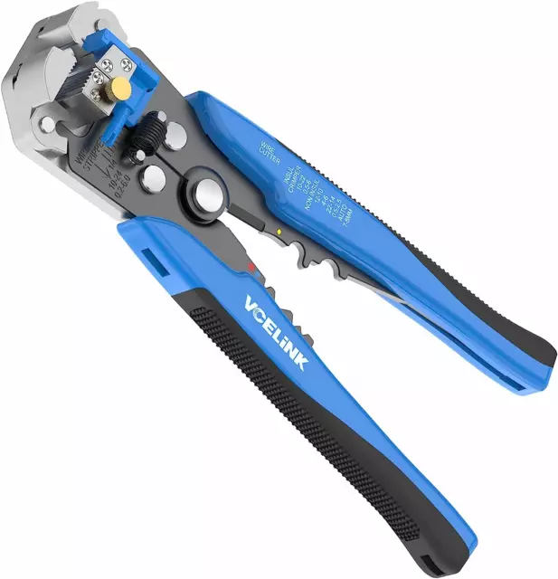 VCELINK GJ710BL Wire Stripper, 3-in-1 Automatic Wire Stripper Used for Cutting a