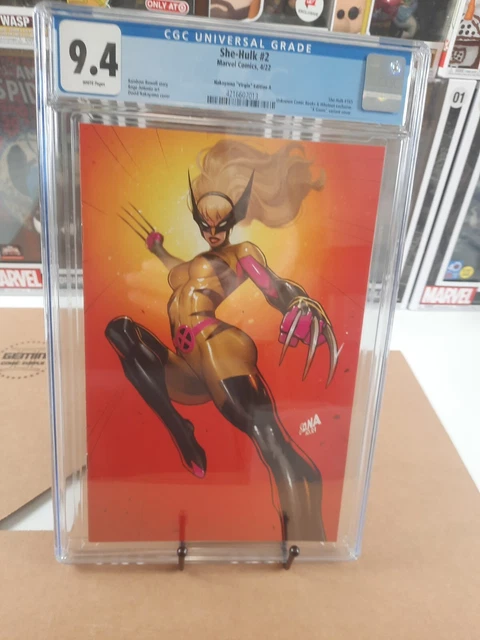CGC 9.4 She-Hulk #2 David Nakayama EXCLUSIVE LTD X-Gwen WOLVERINE Virgin whatnot