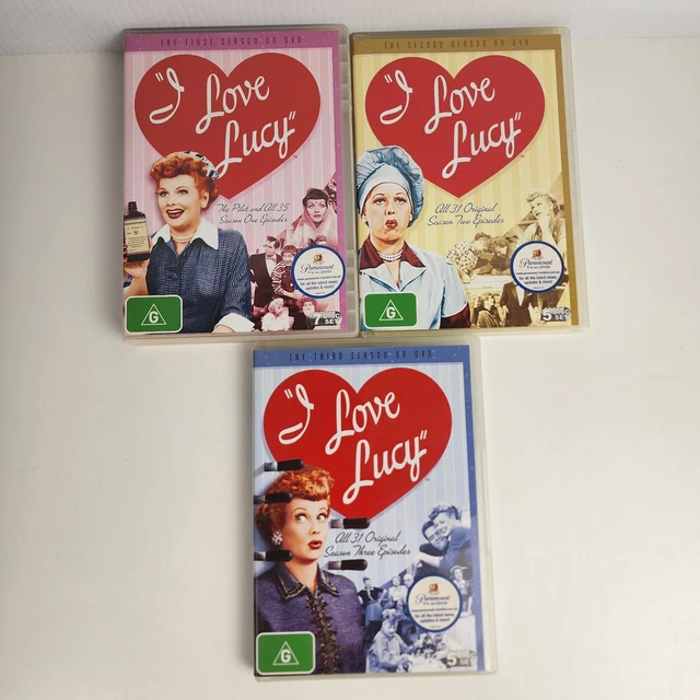 I LOVE LUCY The First Second Third Season 1 2 3 Comedy DVD Region 4 EUR ...