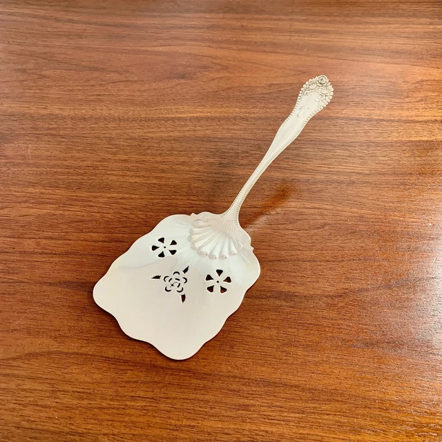 Rare Gorham Sterling Silver Waffle Server Lancaster 1897 Monogram C