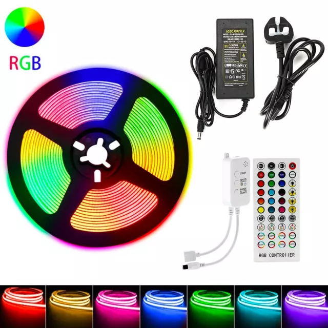 12V COB LED Band Streifen RGB Stripe Leiste Licht keine Lichterkette 810LEDs/m