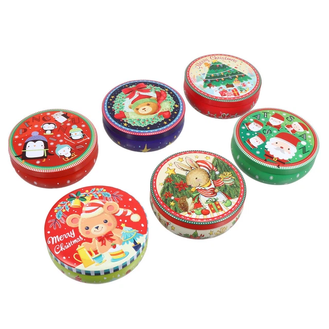 Scatola di caramelle natalizie intarsia scatola di biscotti di Natale scatola regalo scatola regalo stampo