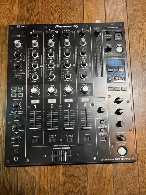 Pioneer DJM-750MK2 DJ Mixer Rekorodbox 4-Channel Used