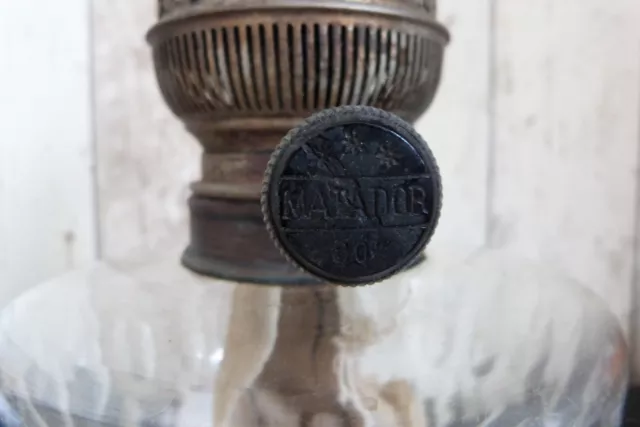 Ancien Bol Toupie Réservoir Pour Lampe A Pétrole  Baccarat 2