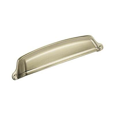 Amerock | Cabinet Cup Pull | Golden Champagne | 5-1/16 inch (128 mm) Center to