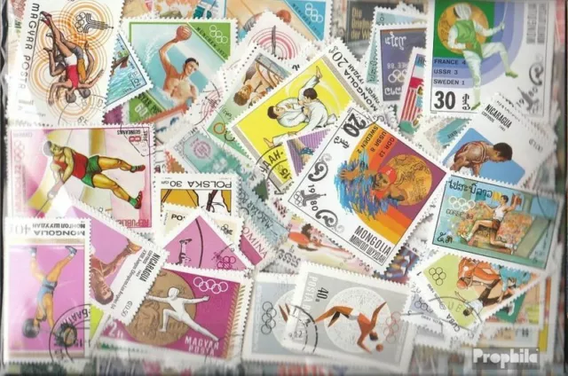 Briefmarken Motive Olympische Spiele 500 verschiedene Sommerolympiade Marken