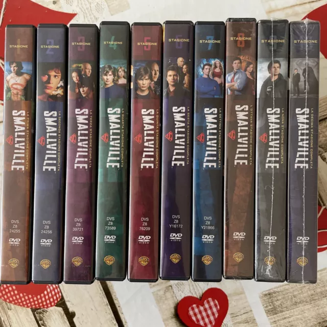 Smallville Serie Completa 10 Box  62 Dvd Prime Edizioni 3 Sigillate