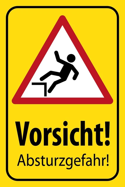 Wolfpack Warnschild 'Gefahr Belastung Ausgesetzt' - 30 X 21 Cm, Gelb-schwarz