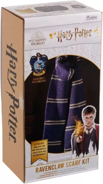 Wizarding World Hogwarts Ravenclaw House Scarf Knitting Kit
