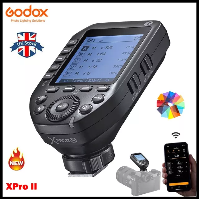 Godox XPro II XProII-N xpro ii N 2.4G TTL Flash Trigger App Control for Nikon