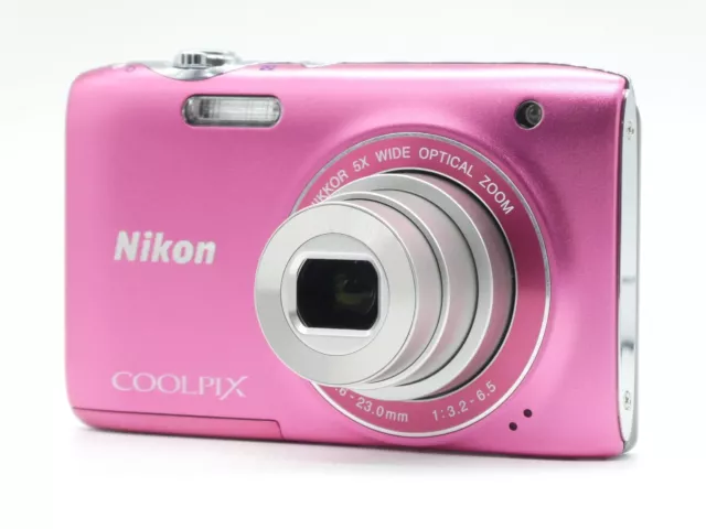 READ [NEAR MINT+] Nikon COOLPIX S3100 Fresh Pink Digital Camera FROM JAPAN