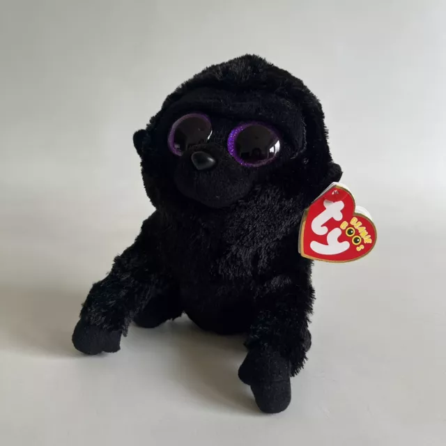 Ty Beanie Boo 2018 George The Gorilla Soft Toy Cuddly Plush Stuffed Animal 6” 2