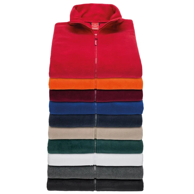Result Mens Full Zip Up Fleece Jacket Outdoor Heavy Warm Anti Pill Work Polar 5