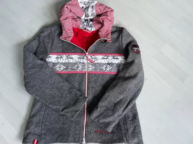 Neu ausgef. hochw. Designer Jacke Trachtenjacke orig. Almgwand 100% Wolle LP 200