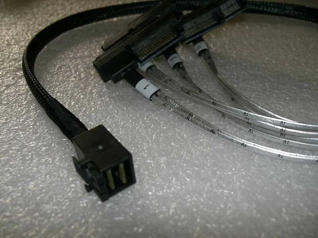 Câble Extension SAS Vers SATA ChenYang - SFF-8482 29 Broches Vers SATA 22 Broches