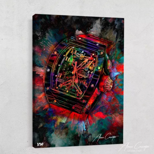 Pop Art Tableau Richard Mille Art - Poster Richard Mille Peinture Abstrait