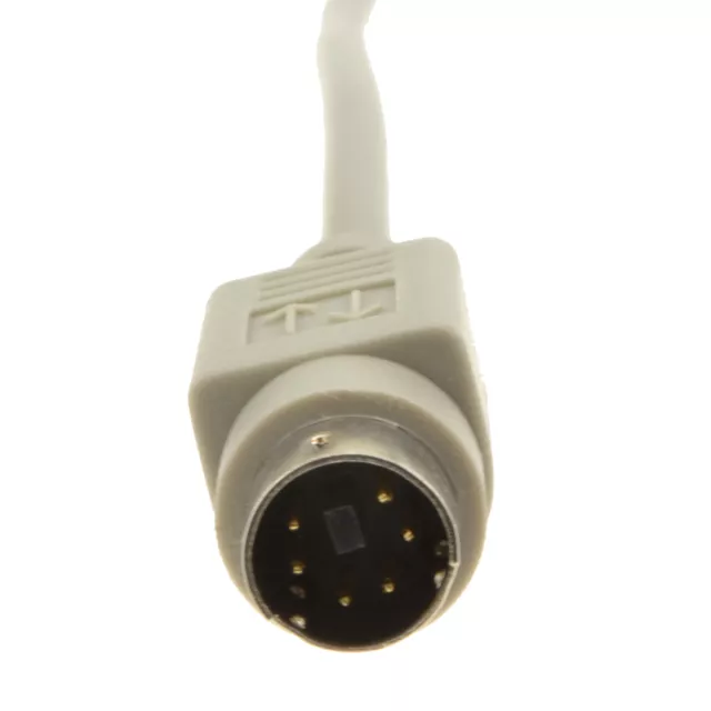2m PS2 Boîtier de Commande Câble 6 Broches Mini din Mâle à Mâle 3