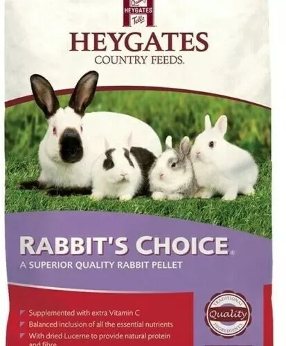 Heygates rabbit 2025 choice pellets 20kg