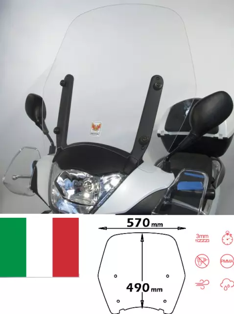 isotta parabrezza tipo originale per Honda SH 125i 150i 2009 2010 2011 2012