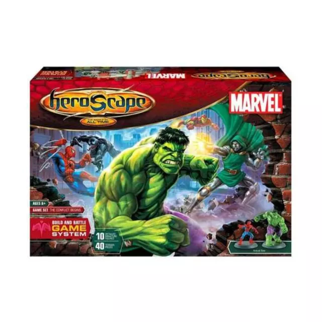 WOTC HeroScape Master Set - Marvel Conflict Begins Box VG+