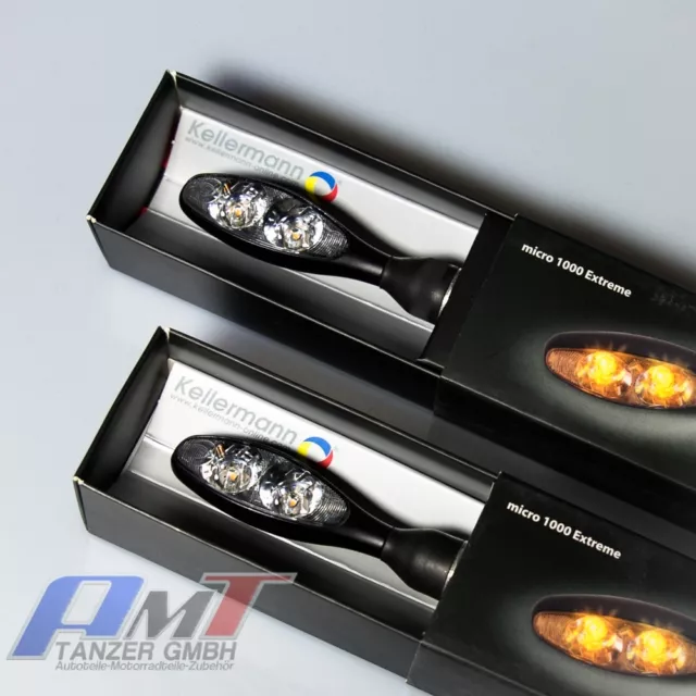 LED Kellermann 2x Blinker 1000 Micro Extreme schwarz 160200