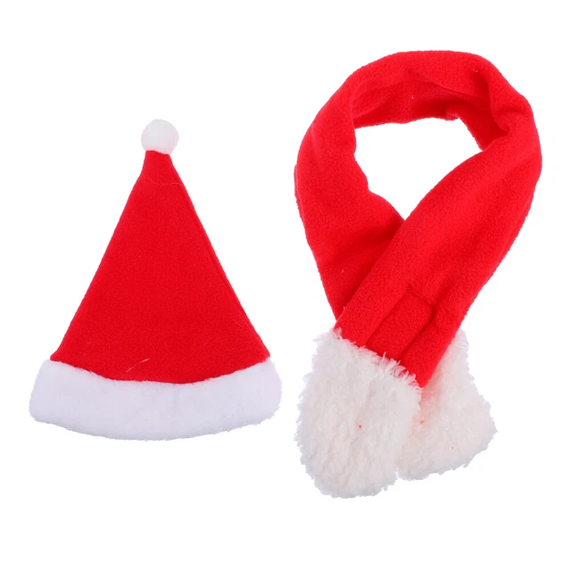 1 Set Thema weihnachten Pet Kleidung Hund Santa Kostüm Katze Hut