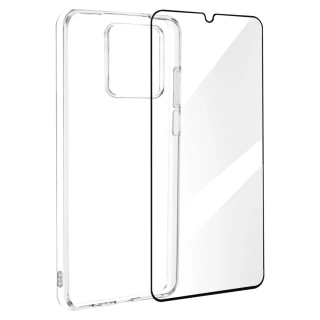 Bigben Funda para Realme C51 Silicona blanda Cristal templado Dureza 9H