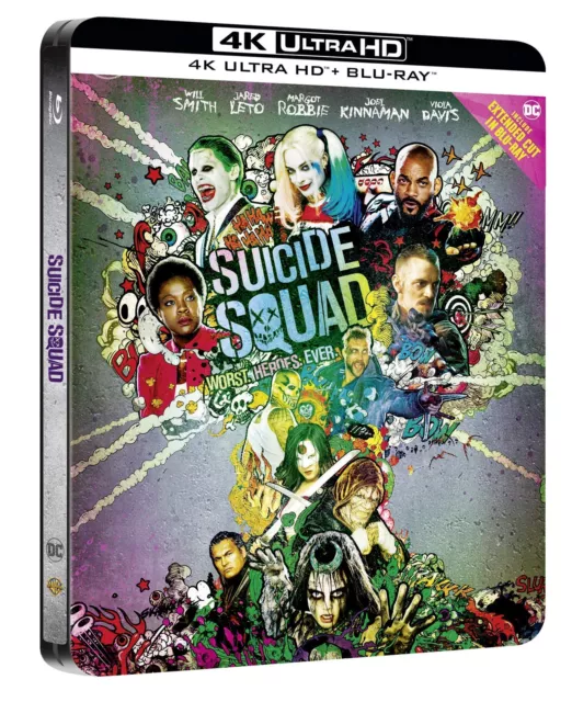 Suicide Squad Steelbook (4K Ultra Hd + Blu-Ray) - Excl Mediamar (4K UHD Blu-ray)