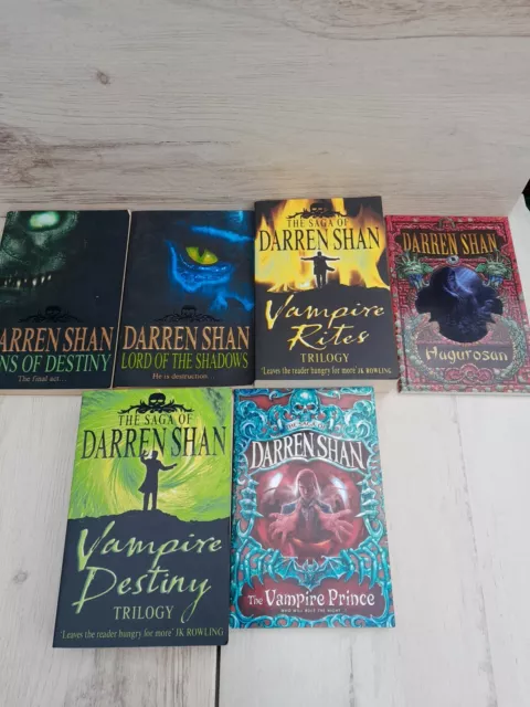 Darren Shan Book Bundle X 6 Paperback