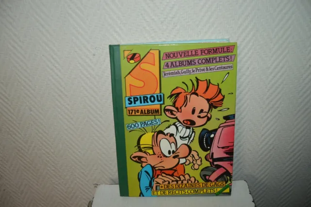 Album Du Journal De Spirou N° 171 Recueil Bd Dupuis Livre Vintage 1984 Fantasio