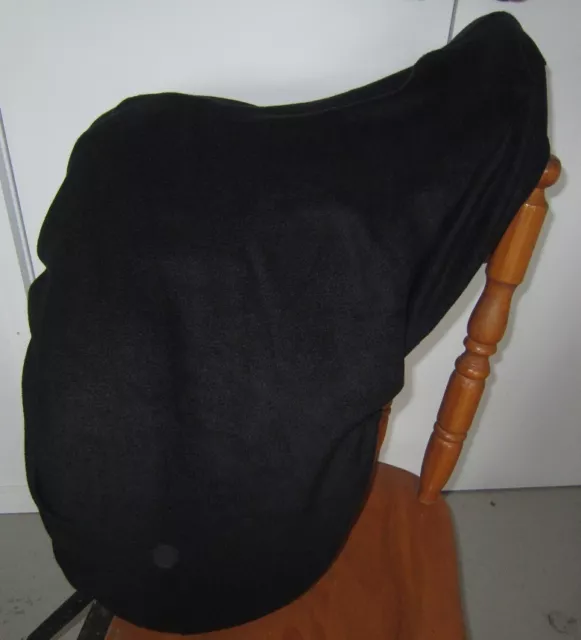 Horse Saddle cover in Black with FREE EMBROIDERY Made in Australia  Protection