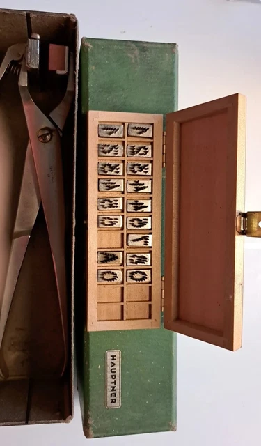 Alte  H. Hauptner Tätowierzange  / 40er Jahre