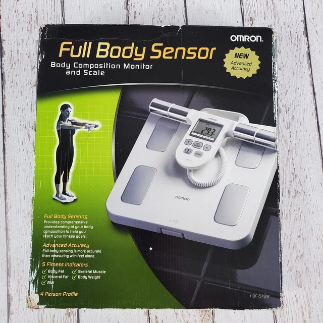OMRON FULL BODY Sensor Body Composition Monitor with Scale HBF510W
