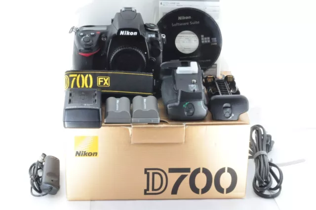 Nikon D700 12.1 MP Black Digital SLR Camera w/MB-D10 Multi Power Battery Grip