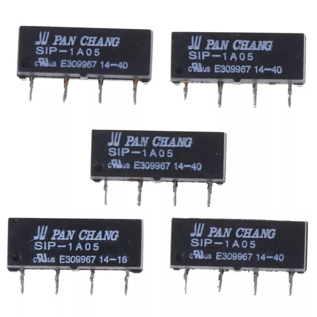 5PCS 4PIN 5V Relay SIP-1A05 Reed Switch Relay For PAN CHANG Relay .HV