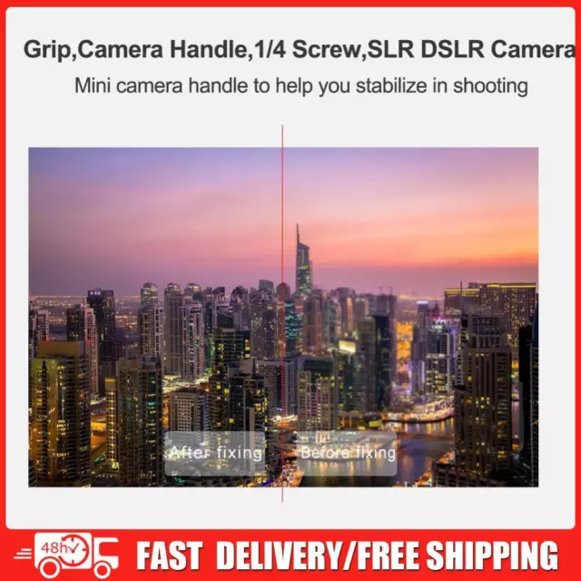 Wide Platform Grip Camera Handle with 1/4 Screw for SLR DSLR Digital Camera