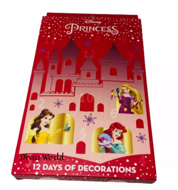 Disney Advent Calendar Princess 12 Days Of Decorations Christmas Gift PRIMARK