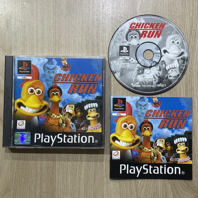 CHICKEN RUN - PS1 Sony PlayStation 1 (PAL) Game Black Label w/ Manual £ ...