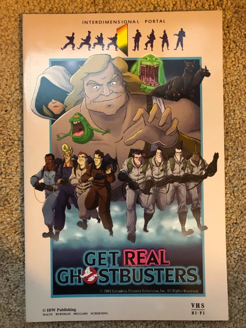 GET REAL GHOSTBUSTERS TPB Book Novel Proton Packs Ghosts SLIMER NEW CONDITION