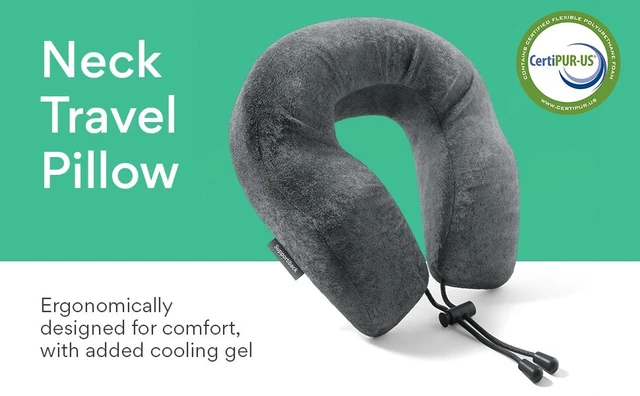 Supportiback Premium Memory Foam Travel Pillow The Winner 2022
